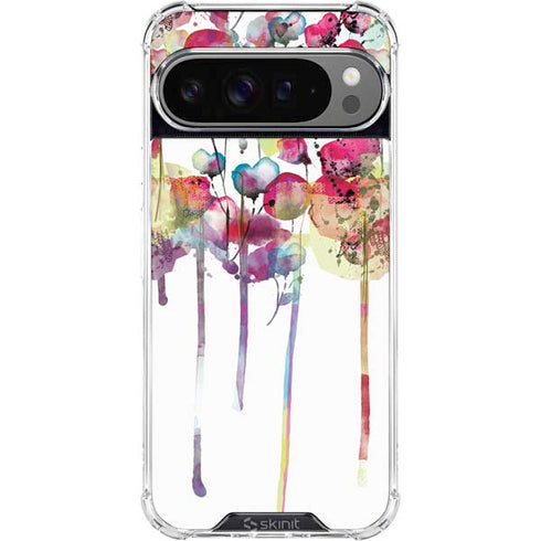 Painted Flowers Google Pixel 10 Pro XL Clear Case